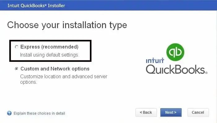 Choose an installation option