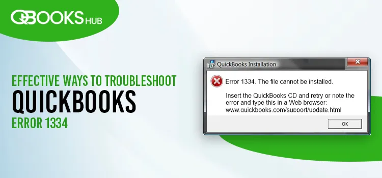 QuickBooks Error 1334