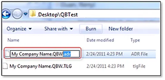 QBTest folder 2