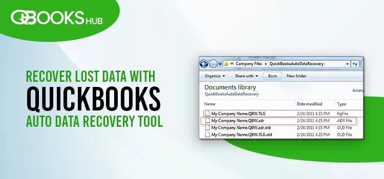 QuickBooks Auto Data Recovery tool