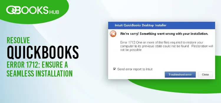 QuickBooks Error 1712