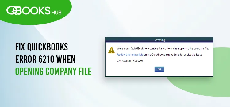 QuickBooks Error 6210