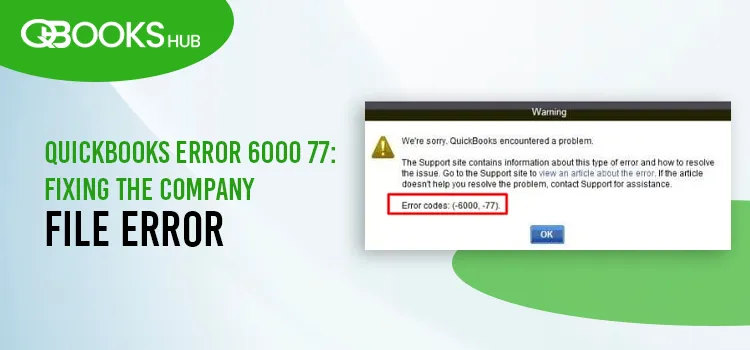 QuickBooks Error 6000 77