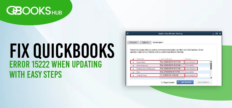 QuickBooks Error 15222