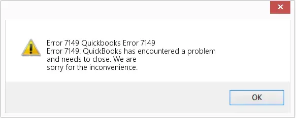 QuickBooks Error Code 7149