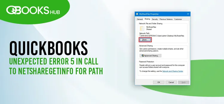 QuickBooks Unexpected Error 5